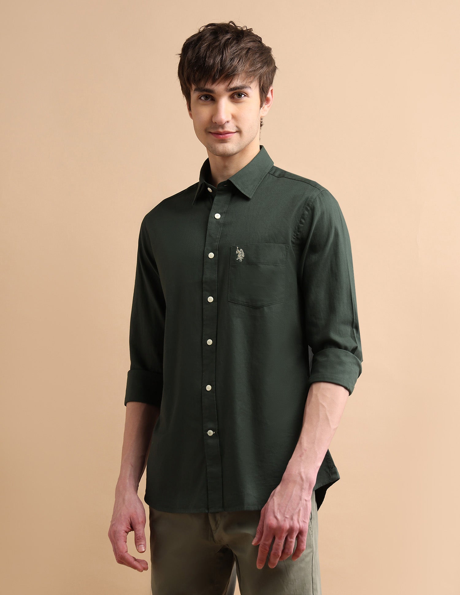 Cotton dobby shirt